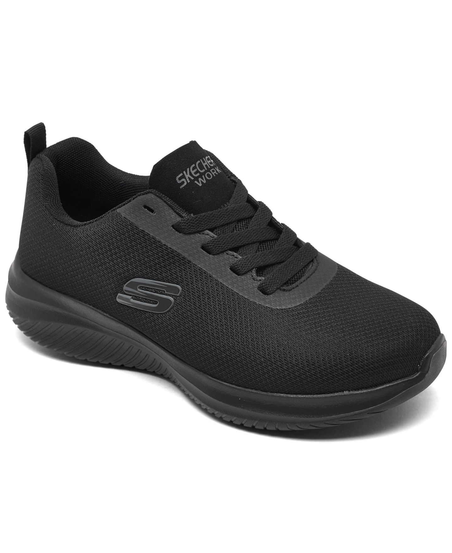 Женские кроссовки Skechers Ultra Flex 3.0 SR - Jinie Work Sneakers, цвет: Чёрный — фото 1