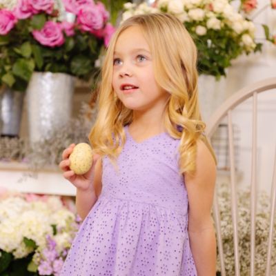 Toddler Girls Sleeveless Bow Shoulder Swing Dress