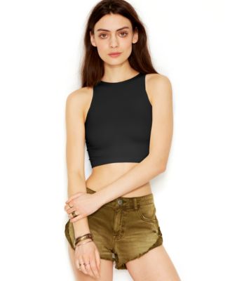 Free People - Seamless High-Neck Crop Top