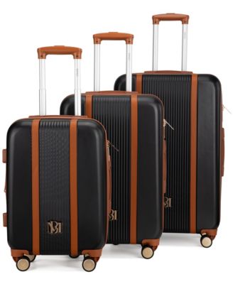 Mia Expandable Retro Luggage Set, 3 Piece