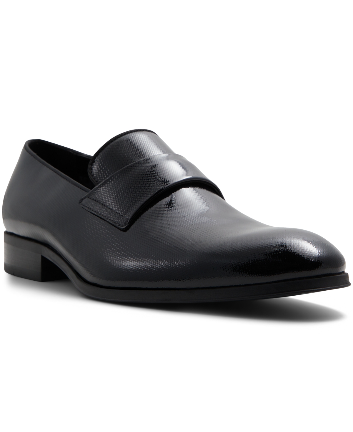 Shop Aldo Men's Doncaster Dress Loafers In Black