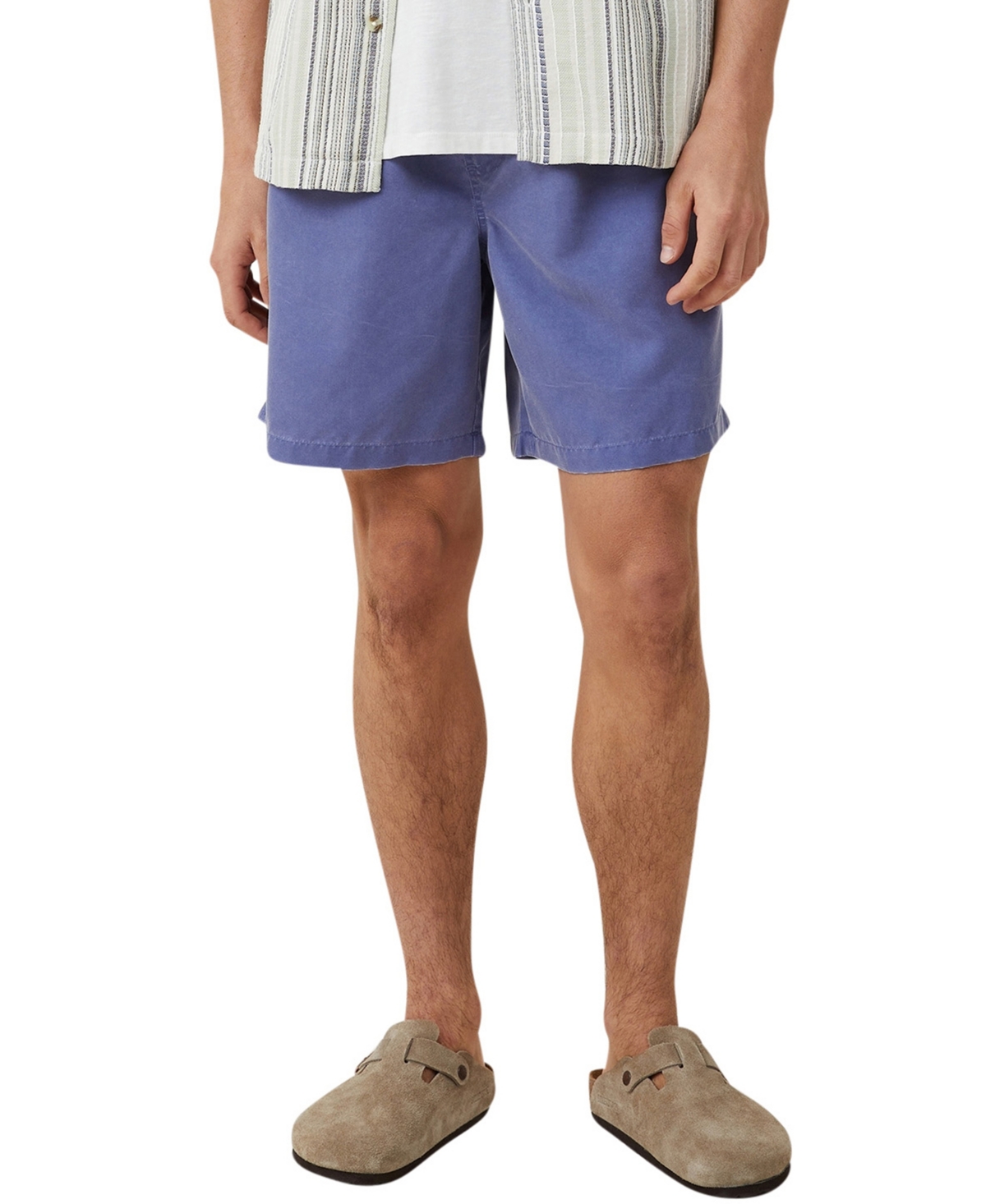 Shop Cotton On Men's Kahuna Relaxed Fit Shorts In Worker Blue