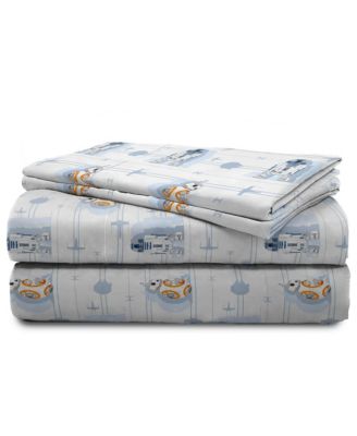 Star Wars Droids Organic Cotton 4 Piece Sheet Set, Queen