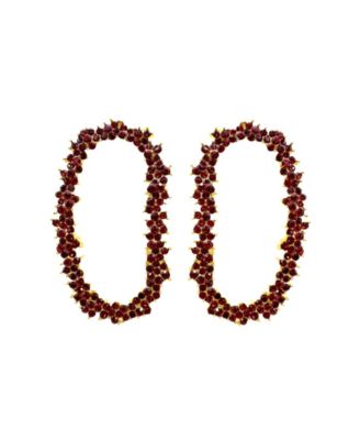 Accessory Concierge Womens Crystal Garland Drop Earrings - Garnet 36$