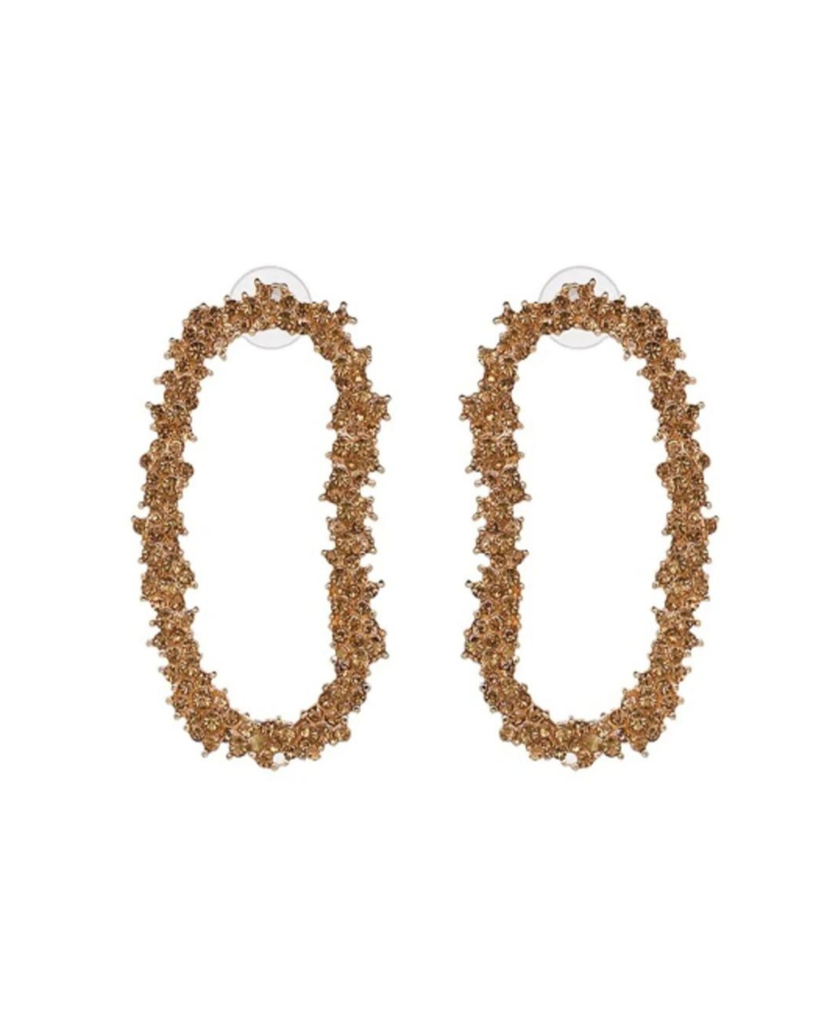 Women's Crystal Garland Drop Earrings - Gold