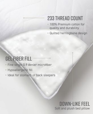 Shop Sobel Westex Sahara Nights 100 Cotton Cover Density Pillows In White