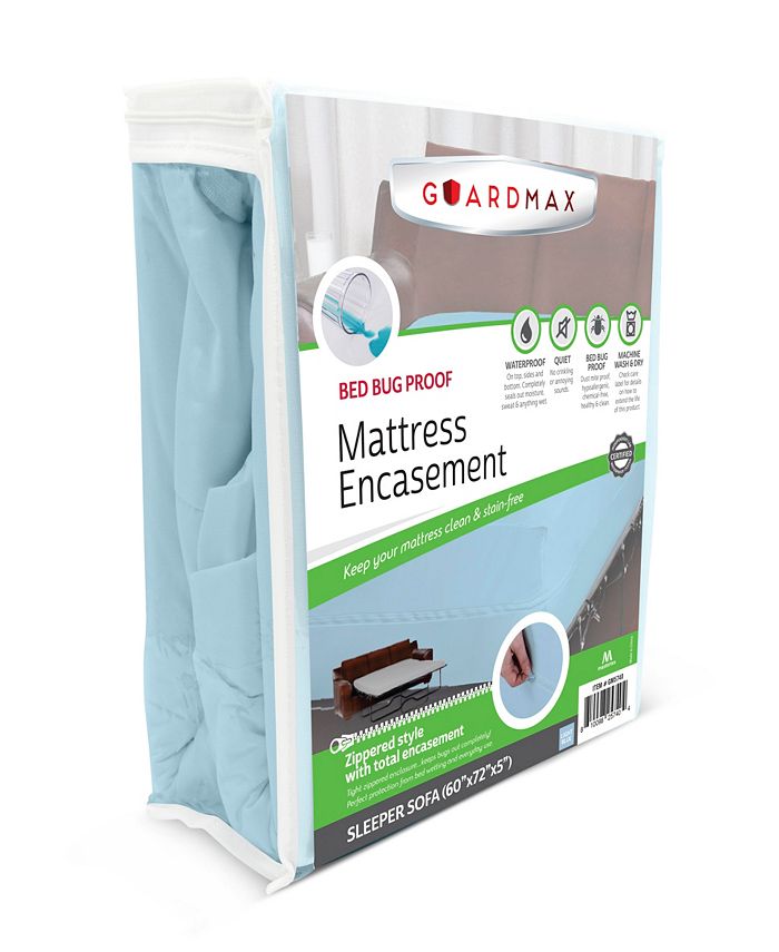 Guardmax Waterproof Zippered Mattress Encasement Sleeper Sofa Size (5