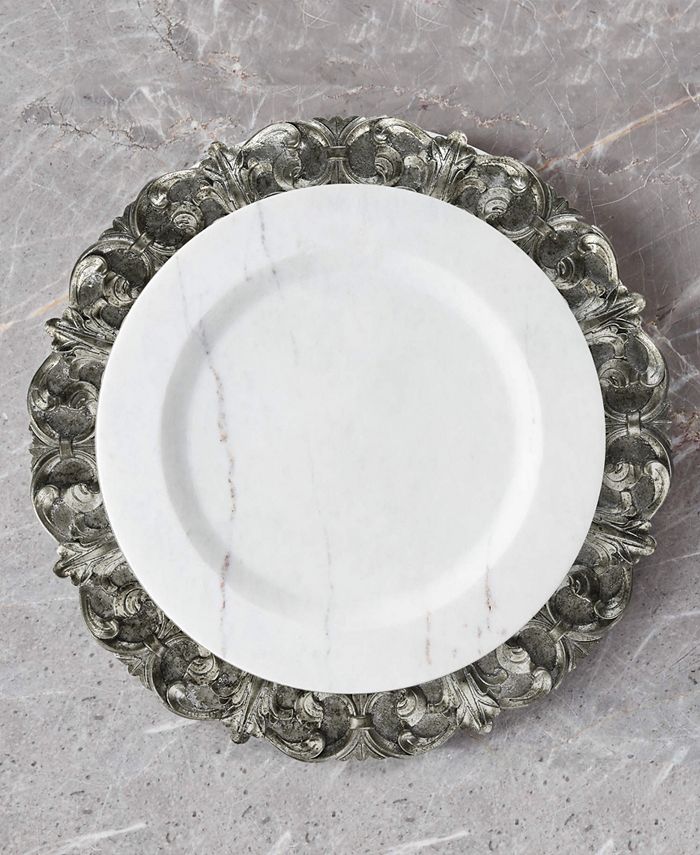 American Atelier Serveware Embossed Charger Plates Set of 4 Macy's