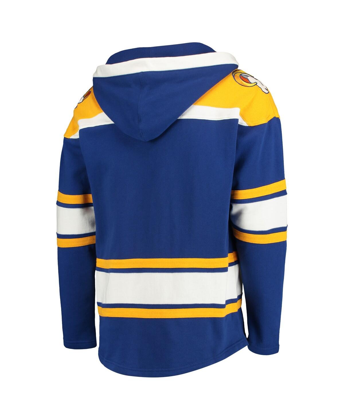 Men's '47 BrandLos Angeles Rams Lacer V-Neck Pullover Hoodie - Royal