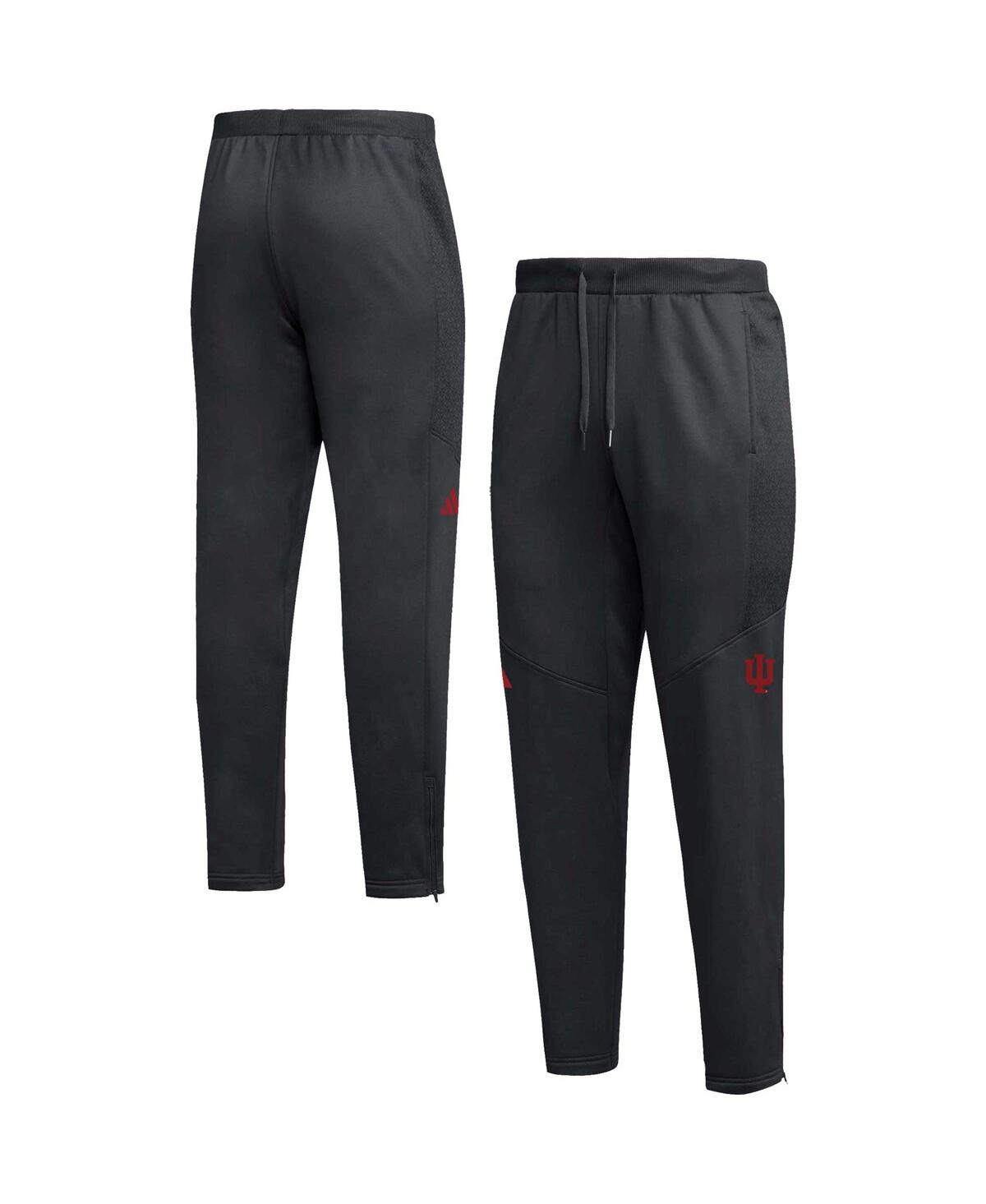 Adidas Originals Men's Adidas Black Indiana Hoosiers 2023 Travel Aeroready Tapered Pants