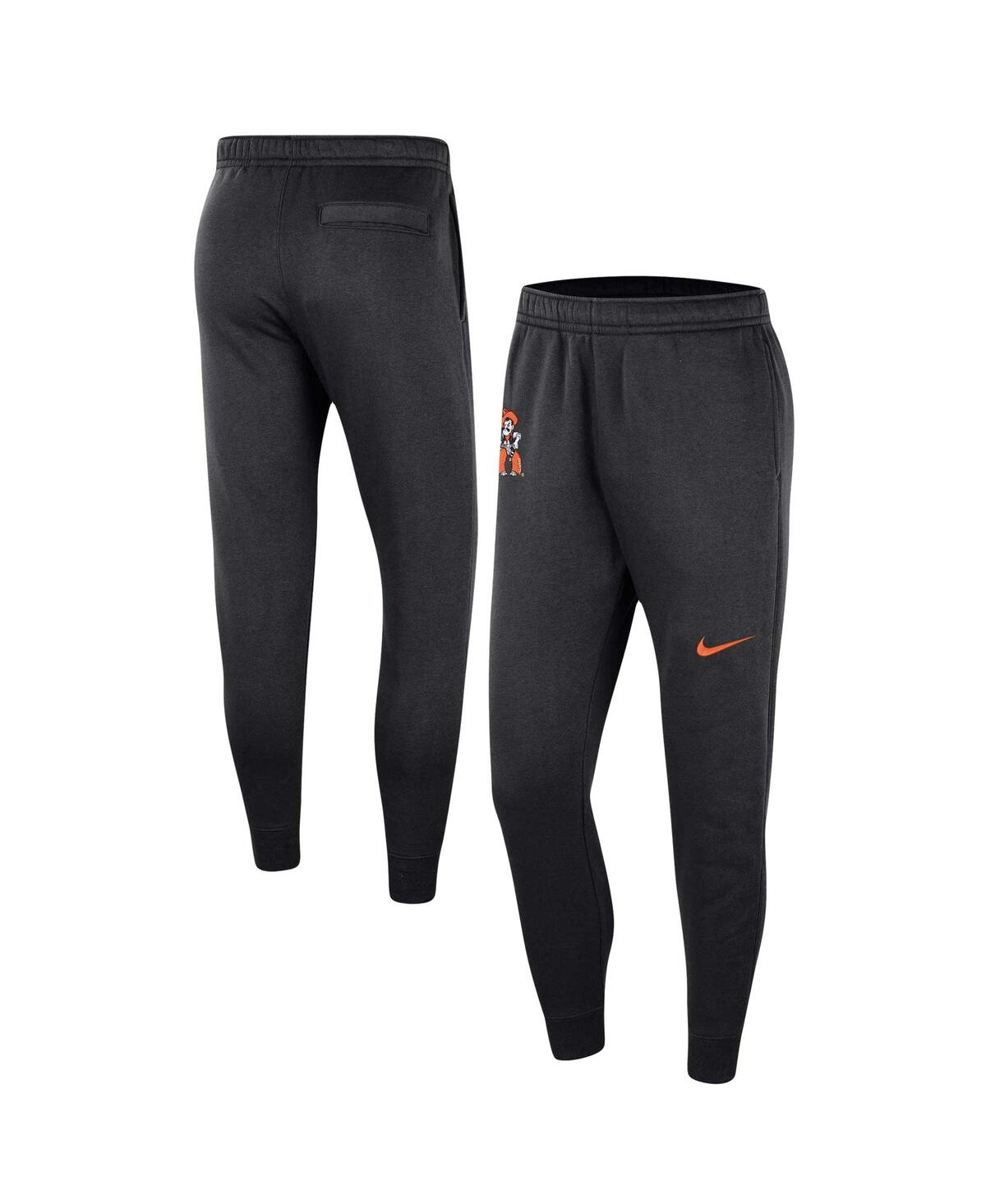 Shop Nike Men's  Black Oklahoma State Cowboys Club Fleece Pants