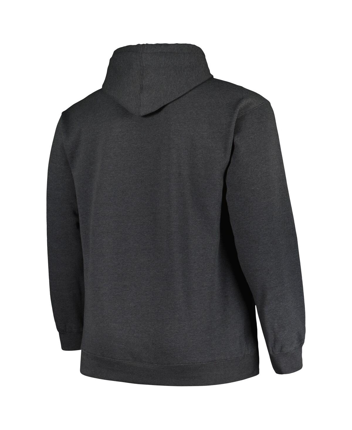 Men's FanaticsPhiladelphia Eagles Big and Tall Pullover Hoodie - Heather Charcoal