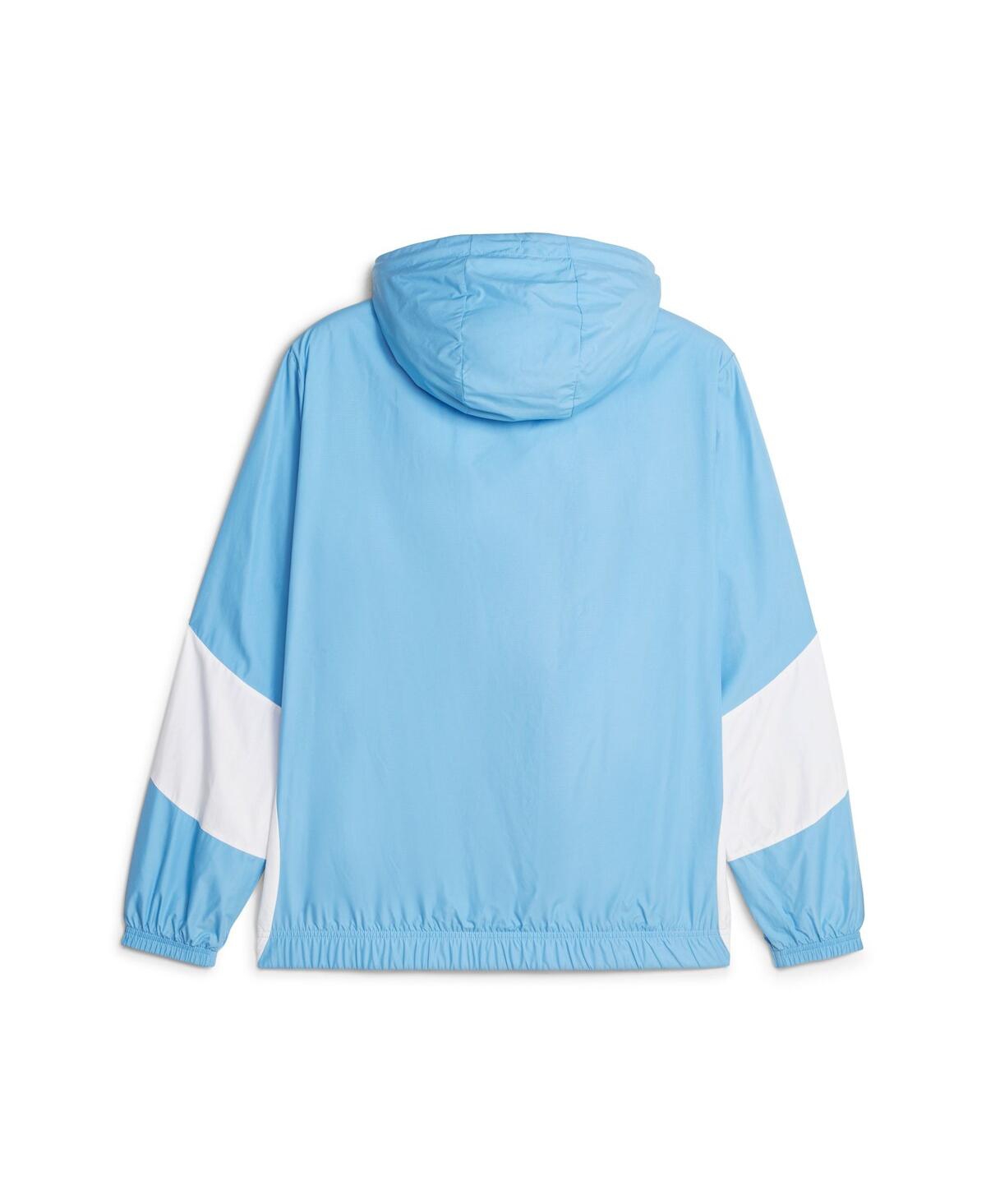 Men's PumaManchester City 2023/24 Pre-Match Anthem Full-Zip Hoodie Jacket - Sky Blue