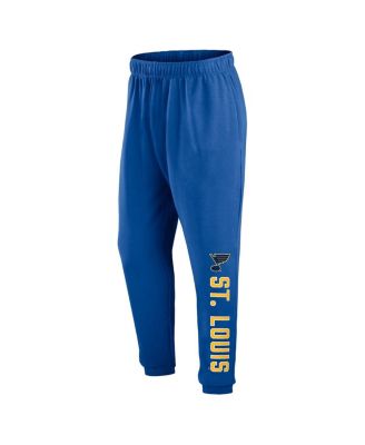 Men's Blue St. Louis Blues Chop Block Fleece Sweatpants