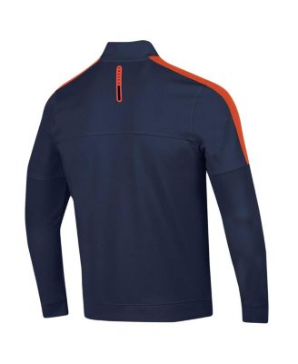 Men's Navy Auburn Tigers Midlayer Half-Zip Jacket