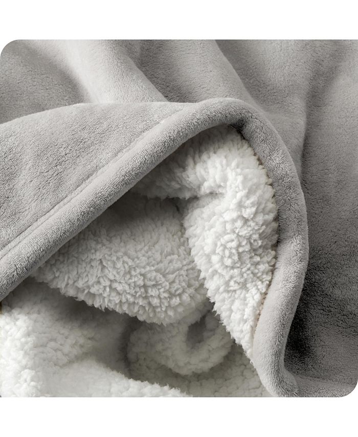 Bare Home Fleece Sherpa Full/Queen Blanket Macy's