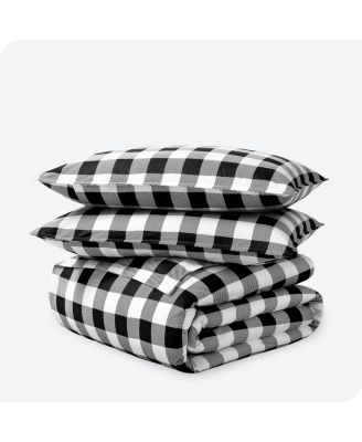 Cotton Flannel King/California King Duvet Cover Set