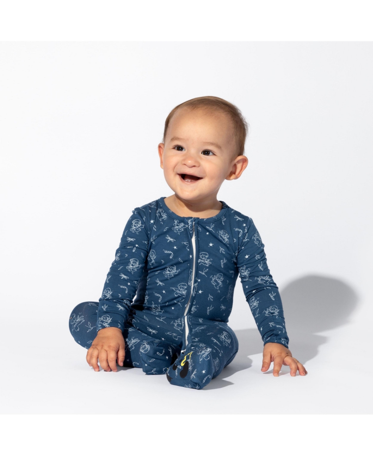 Bellabu Bear Baby BoysConvertible Footie - Ninja