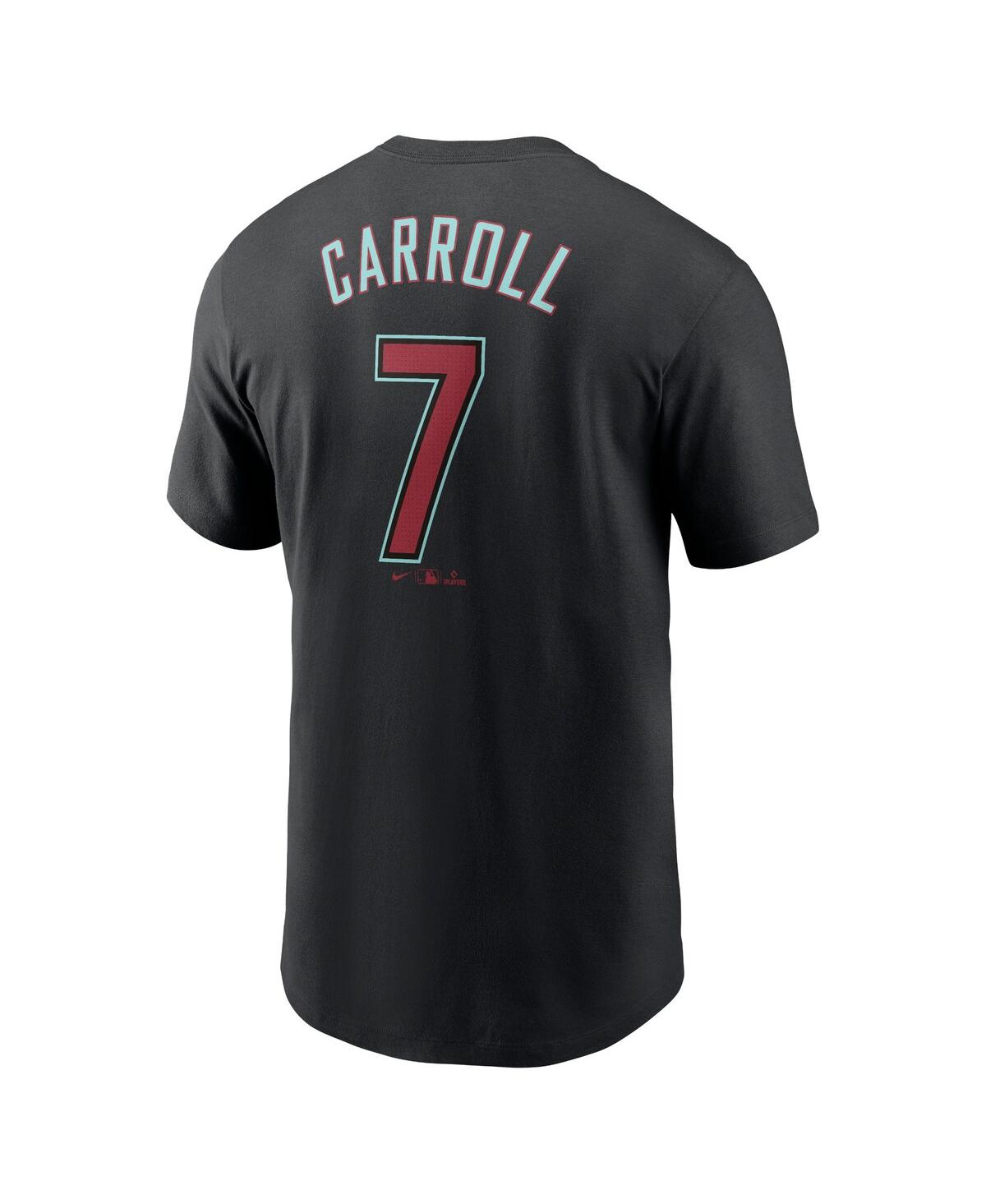 Men's Nike Corbin CarrollArizona Diamondbacks 2024 Fuse Name and Number T-shirt - Black