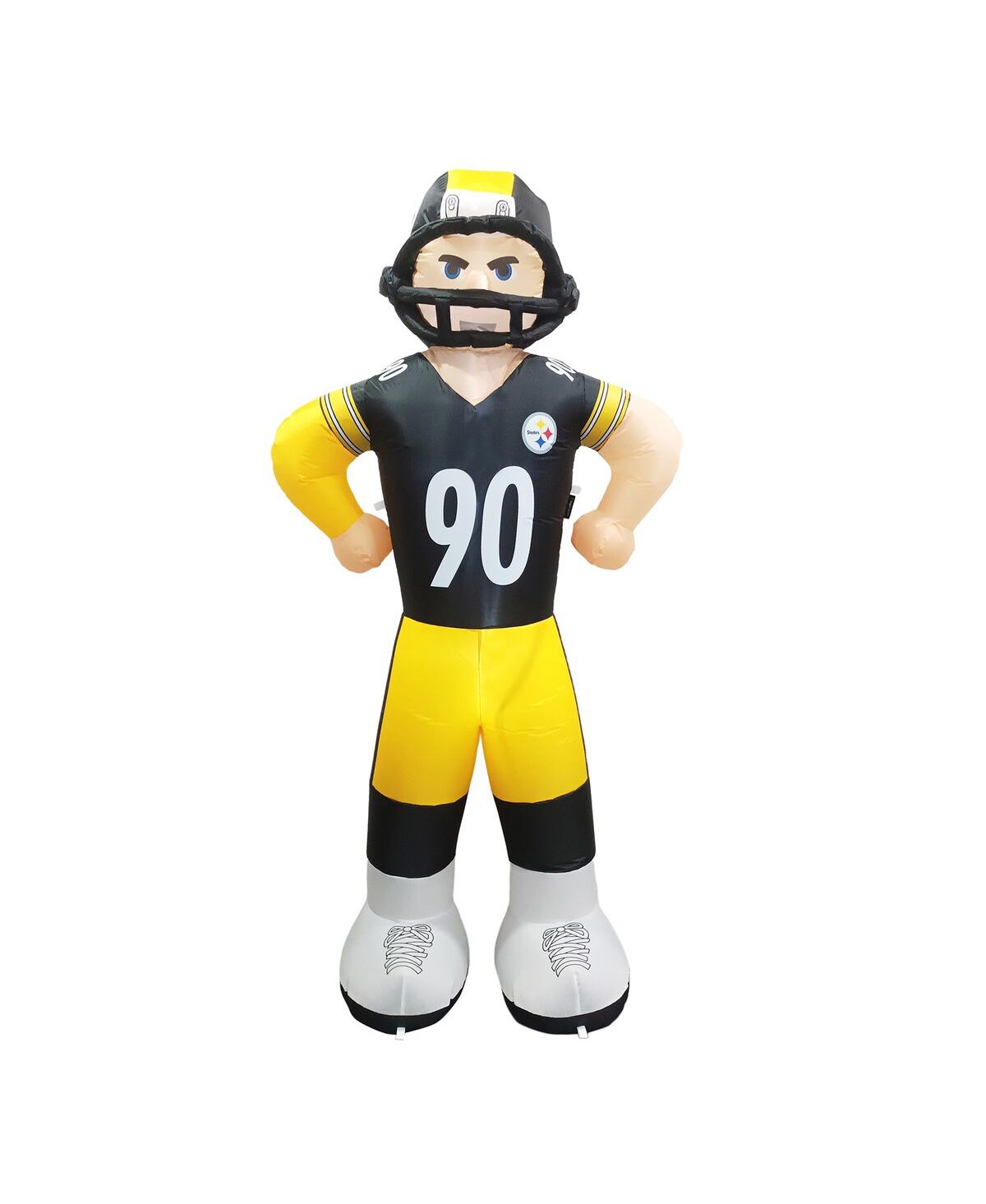 T.j. Watt Pittsburgh Steelers Player Lawn Inflatable - Black, Yellow