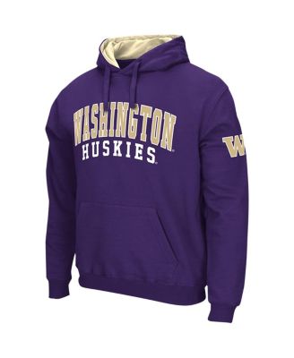 Men's Purple Washington Huskies Double Arch Pullover Hoodie