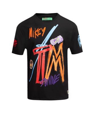 Men's and Women's Black Teenage Mutant Ninja Turtles Turtle Power Graphic T-shirt