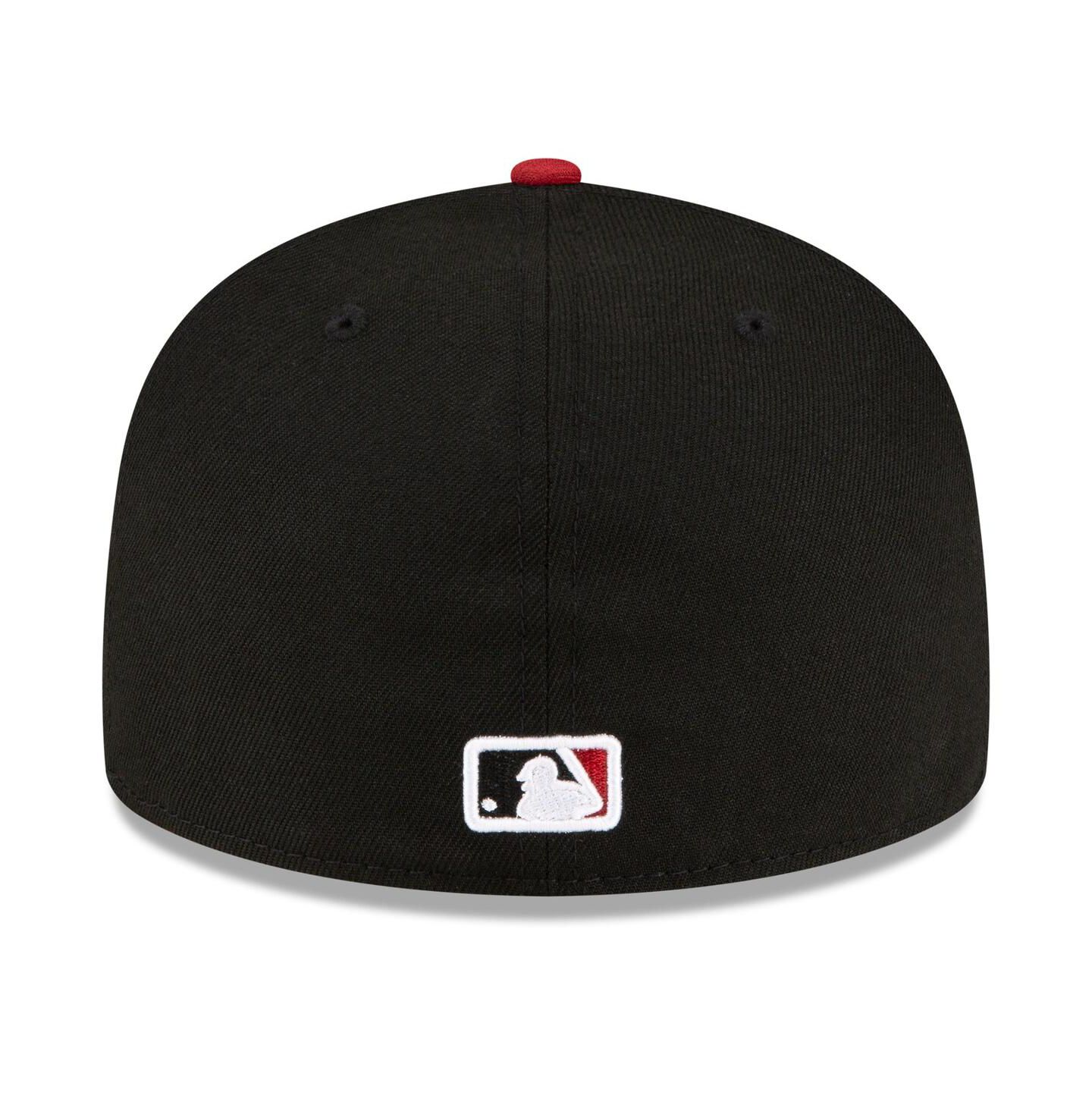 Мужская кепка New Era Black, Red Arizona Diamondbacks Road Authentic Collection On-Field 59FIFTY Fitted Hat — фото 2