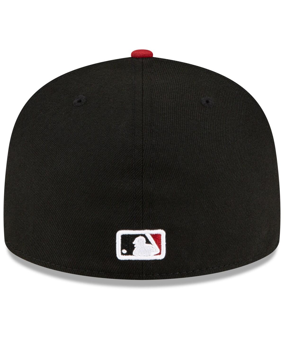 Men's New Era Red Arizona Diamondbacks Road Authentic Collection On-Field 59FIFTY Fitted Hat - Red