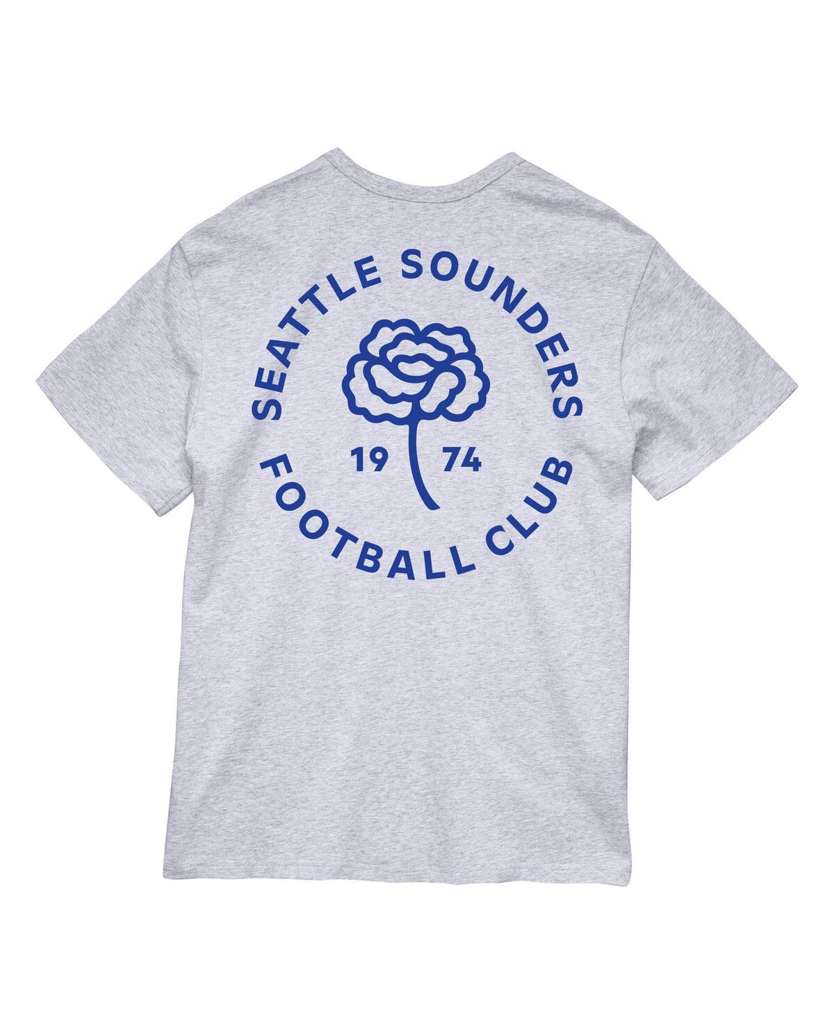Men's Mitchell & NessSeattle Sounders Fc Carnation T-shirt - Heather Gray