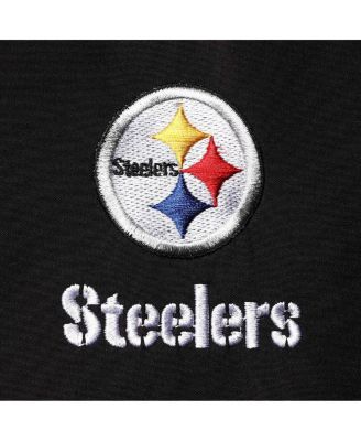 Men's Black Pittsburgh Steelers Circle Archer Softshell Full-Zip Vest