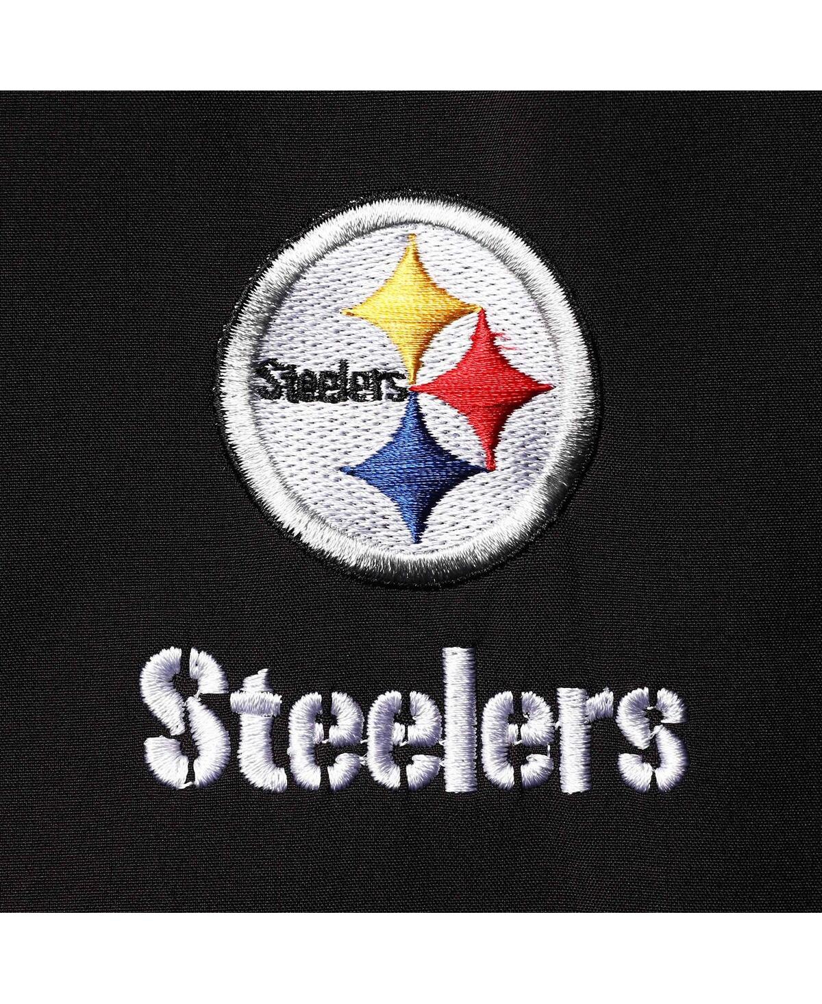 Men's DunbrookePittsburgh Steelers Circle Archer Softshell Full-Zip Vest - Black