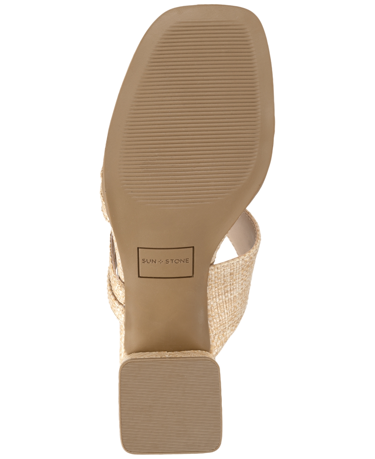 Sun + Stone Women's Baylinn Block Feel Slip On Dress Sandals, Created for Macy's
