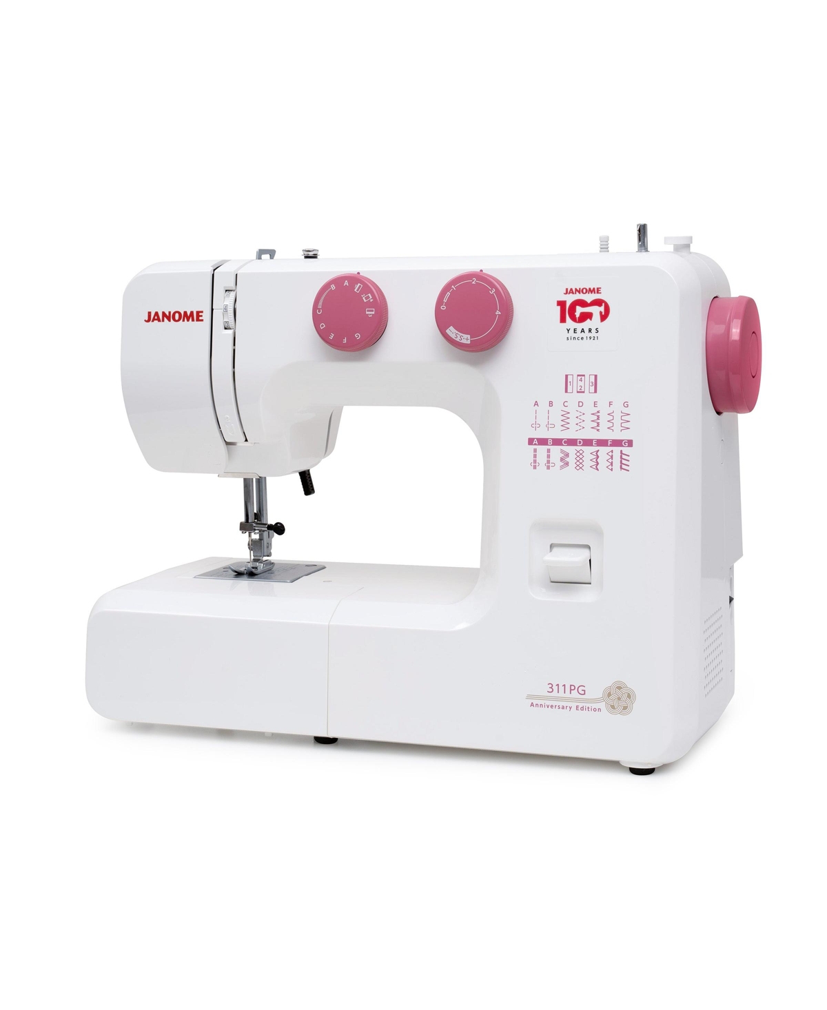 311PG 100th Anniversary Sewing Machine - White