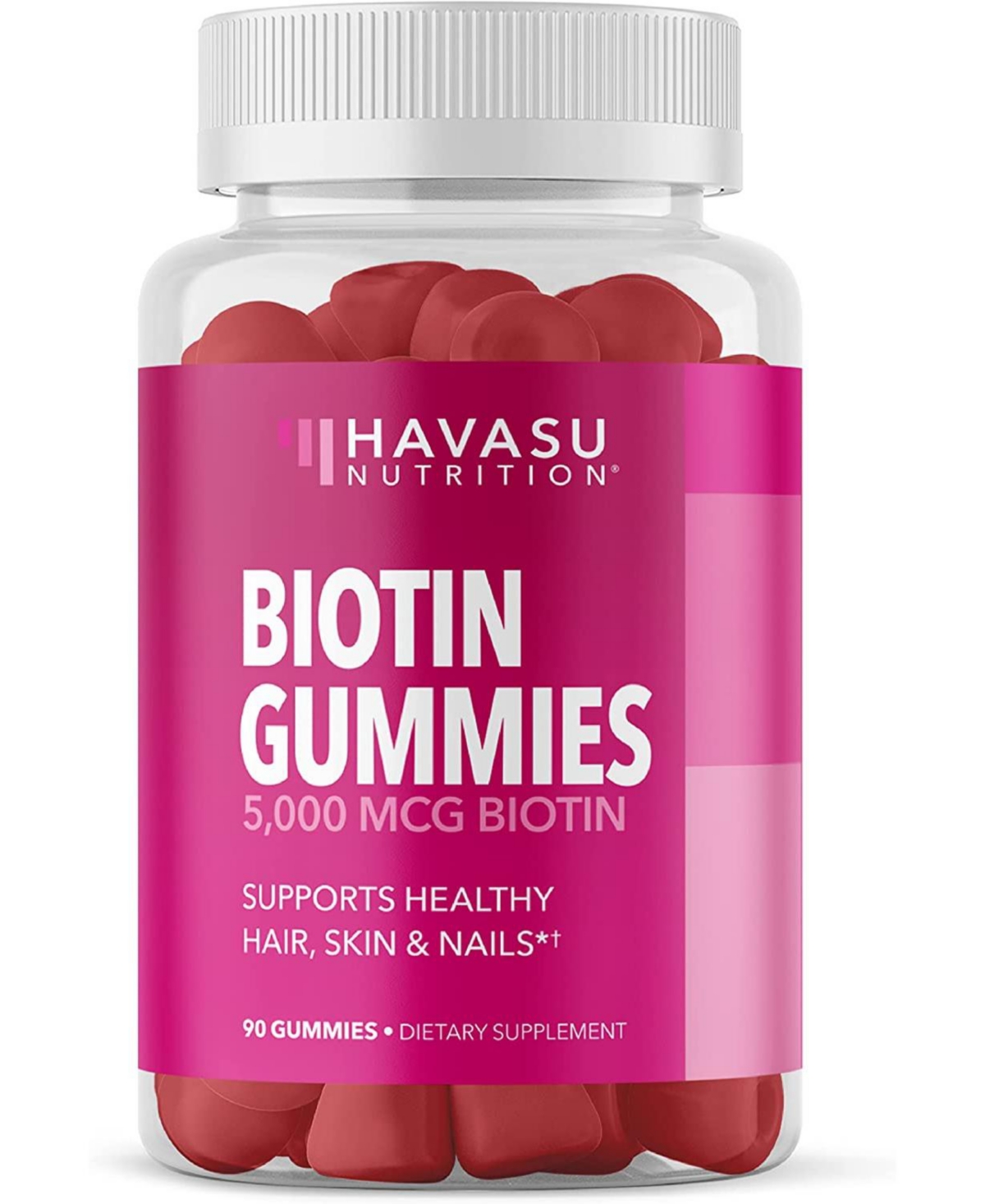 Biotin Gummies Hair Skin Nails Vitamins for Women