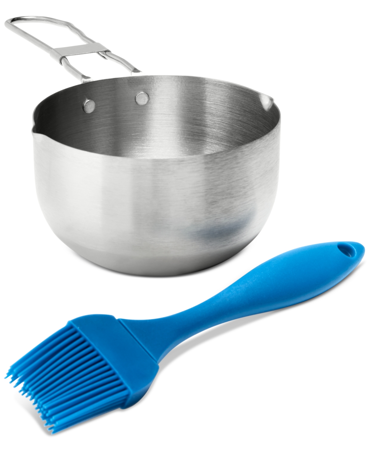 Shop The Cellar Saucepan And Brush Blue, Created For Macy's In No Color
