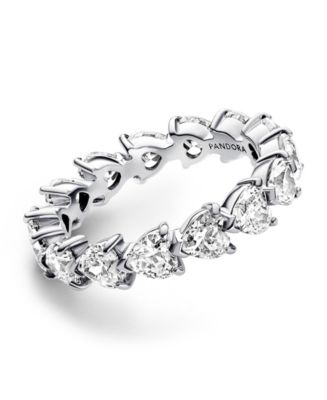アクセサリー M's Collection/Heart Cylinder, PD Pandora Jewelry Clear Heart Beaded Ring Authentic 190896CZ