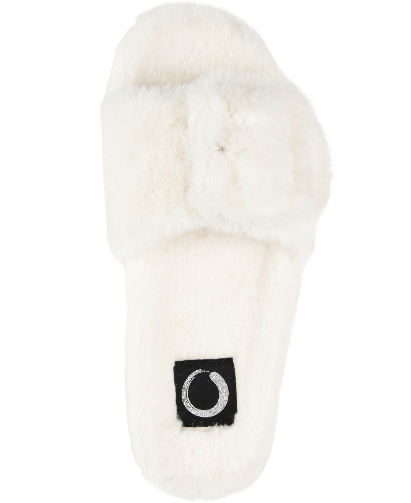 Женские тапочки Journee Collection Shadow Slide Slippers, цвет: Слоновая кость — фото 4