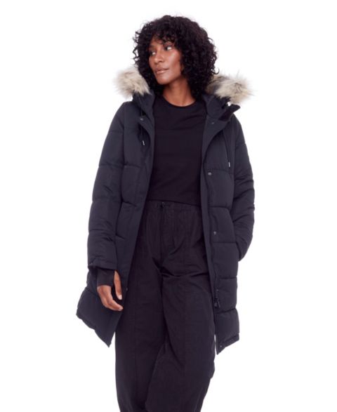 Женские куртки Alpine North Aulavik | Mid-Length Hooded Parka Coat