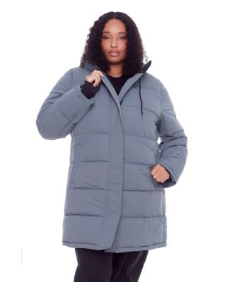 Women's Plus Size - Aulavik Plus | Mid-Length Hooded Parka Coat