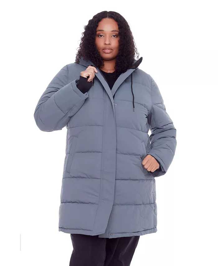 Women's Plus Size - Aulavik Plus | Mid-Length Hooded Parka Coat - thumbnail 2