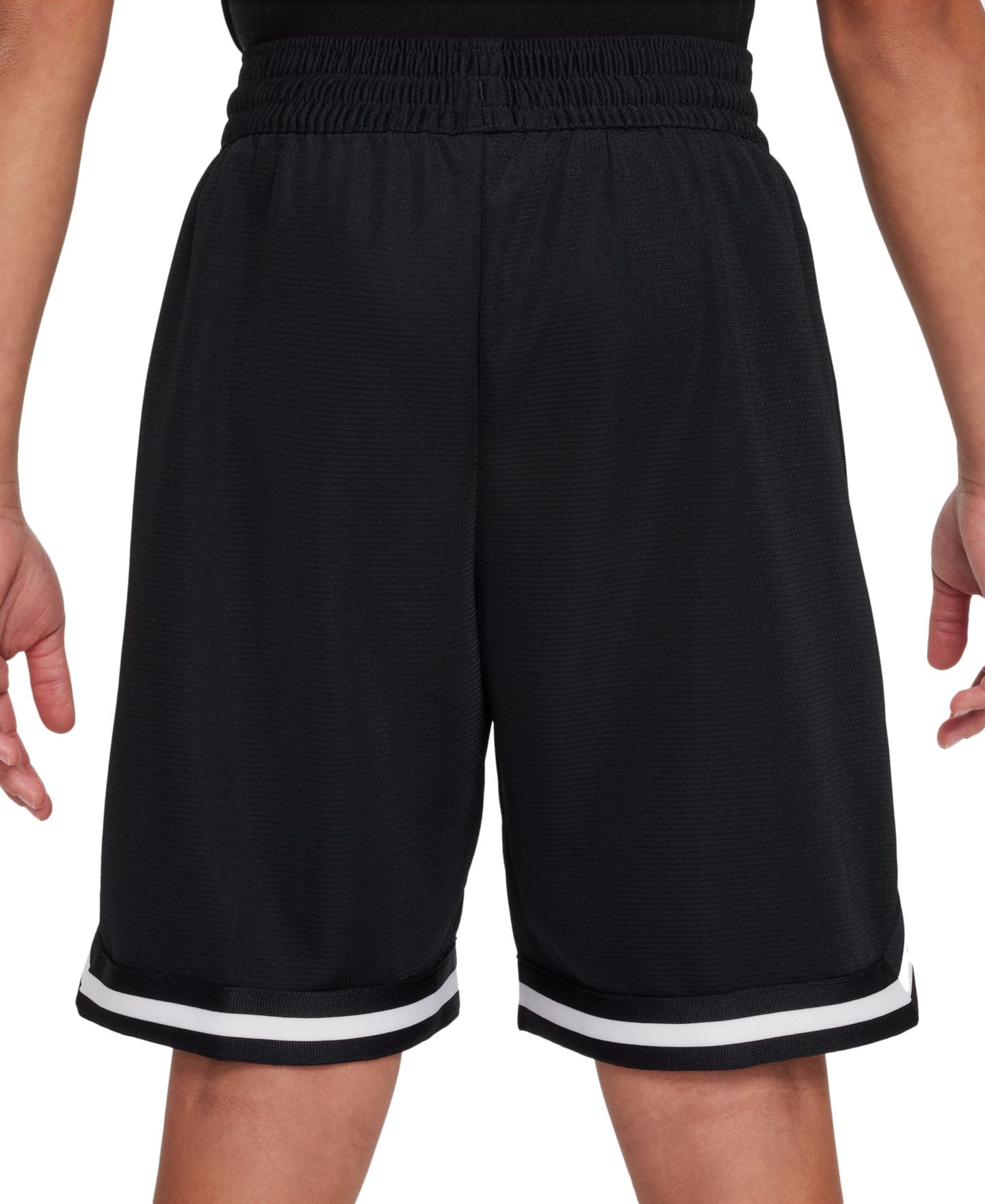 Шорты Nike Dri-FIT DNA Basketball Shorts для мальчиков, цвет: Чёрный / Белый — фото 2