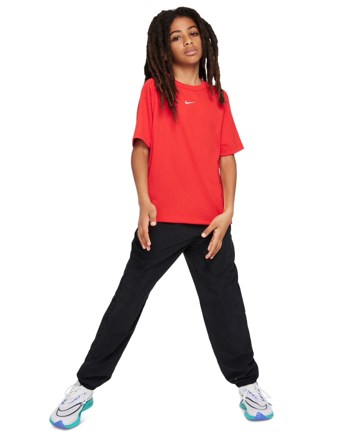 Брюки Nike Dri-FIT Multi Pants для мальчиков, цвет: Чёрный — фото 3