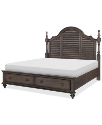 Mandeville Louvered Queen Storage Bed