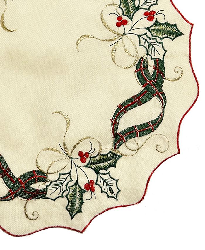 Lenox Holiday Nouveau Embroidered 4PK Placemats Macy's