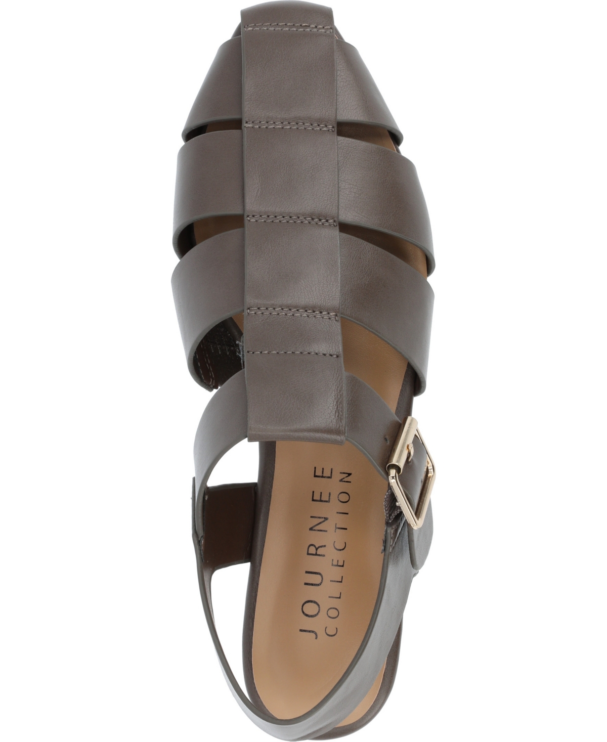 JOURNEE COLLECTION WOMEN'S CAILINNA CAGED FLATS 