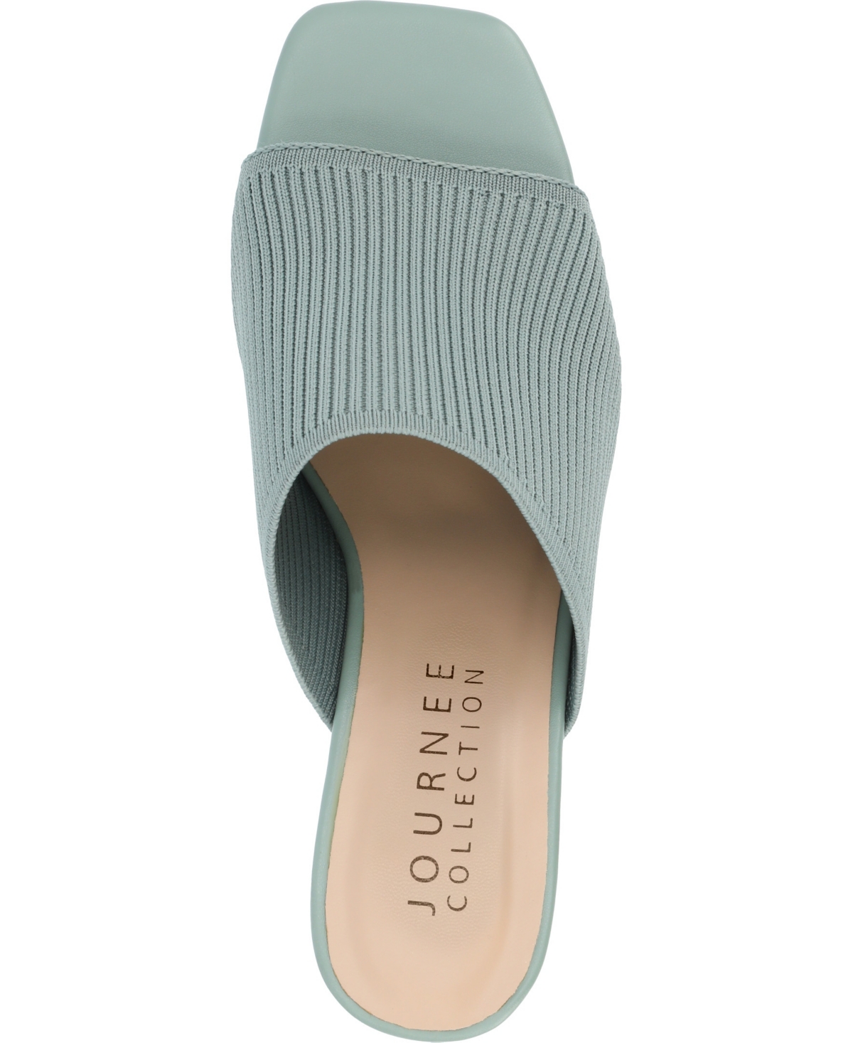 JOURNEE COLLECTION WOMEN'S LORENNA BLOCK HEEL SLIDE SANDALS 
