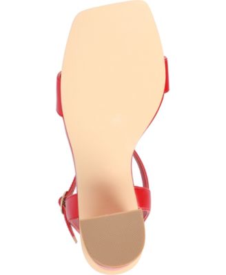 Women's Tivona Square Toe Block Heel Dress Sandals