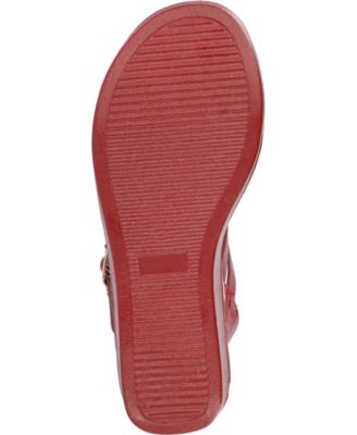 Women's Bianca Double Buckle Platform Wedge Sandals