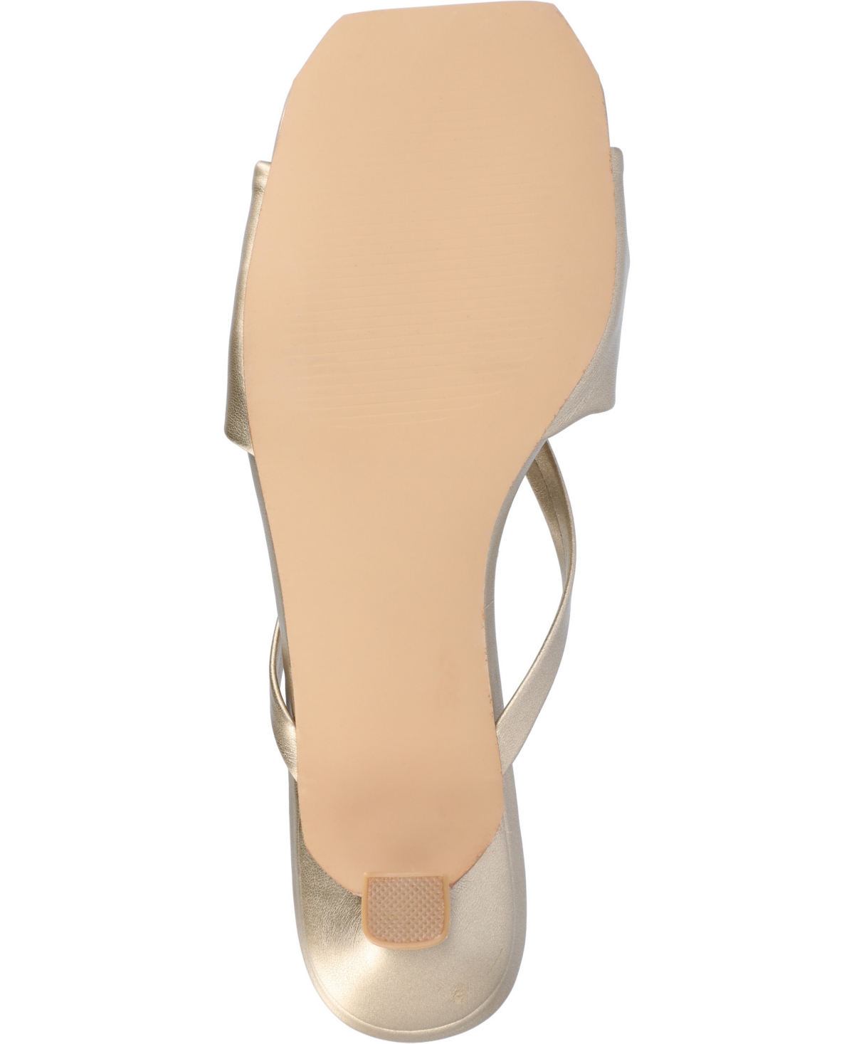 Shop Journee Collection Women's Starling Kitten Heel Dress Sandals In Gold
