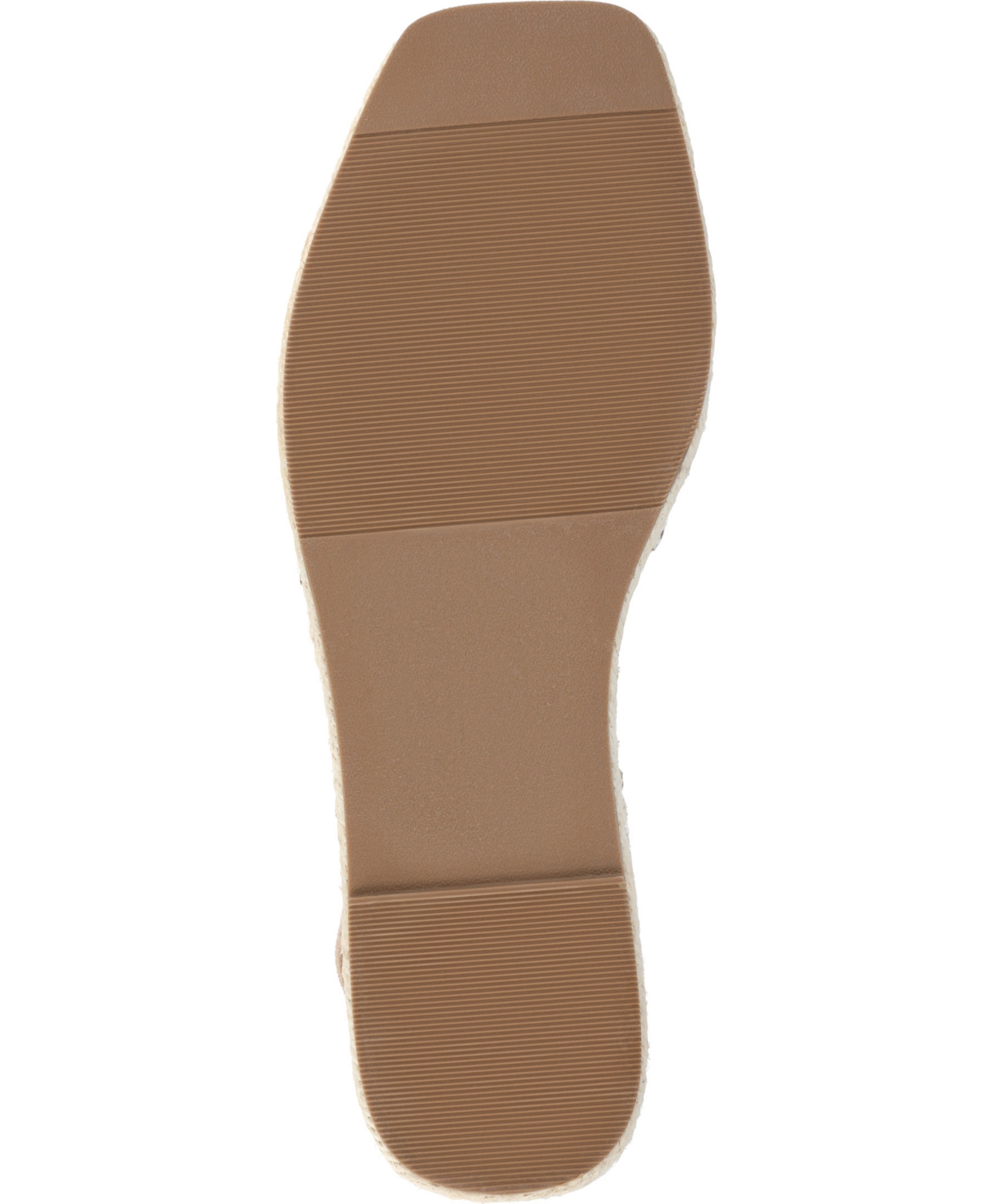 JOURNEE COLLECTION WOMEN'S EMELIE ESPADRILLE FLAT SANDALS 